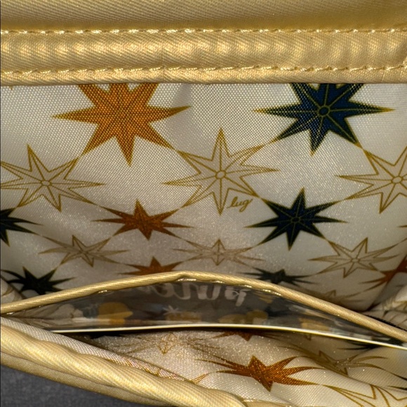 Lug Toss convertible Crossbody bag Shimmering gold Bag adjustable - Picture 4 of 14